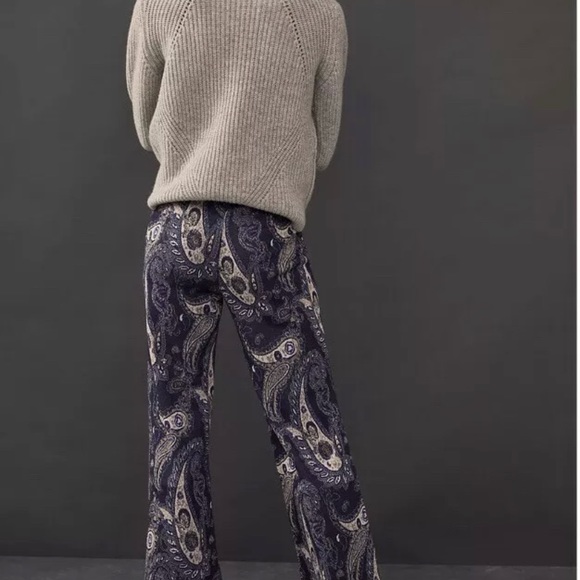 ANTHROPOLOGIE MAEVE Flare TROUSER PANTS 0 - Picture 2 of 8